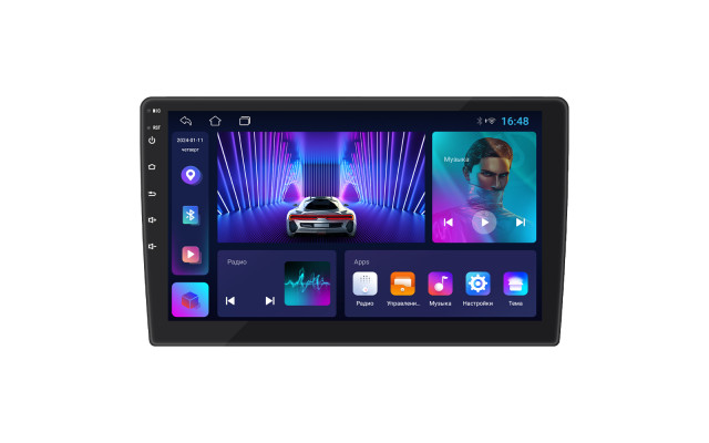 Автомагнітола  SoundPlanet М100 1/16Gb Wi-Fi GPS 4G Android 13